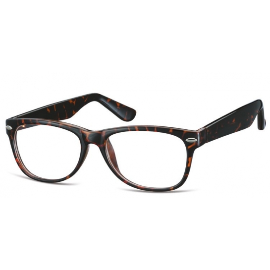 Okulary oprawki zerowki korekcyjne nerdy Sunoptic CP167H w pantere